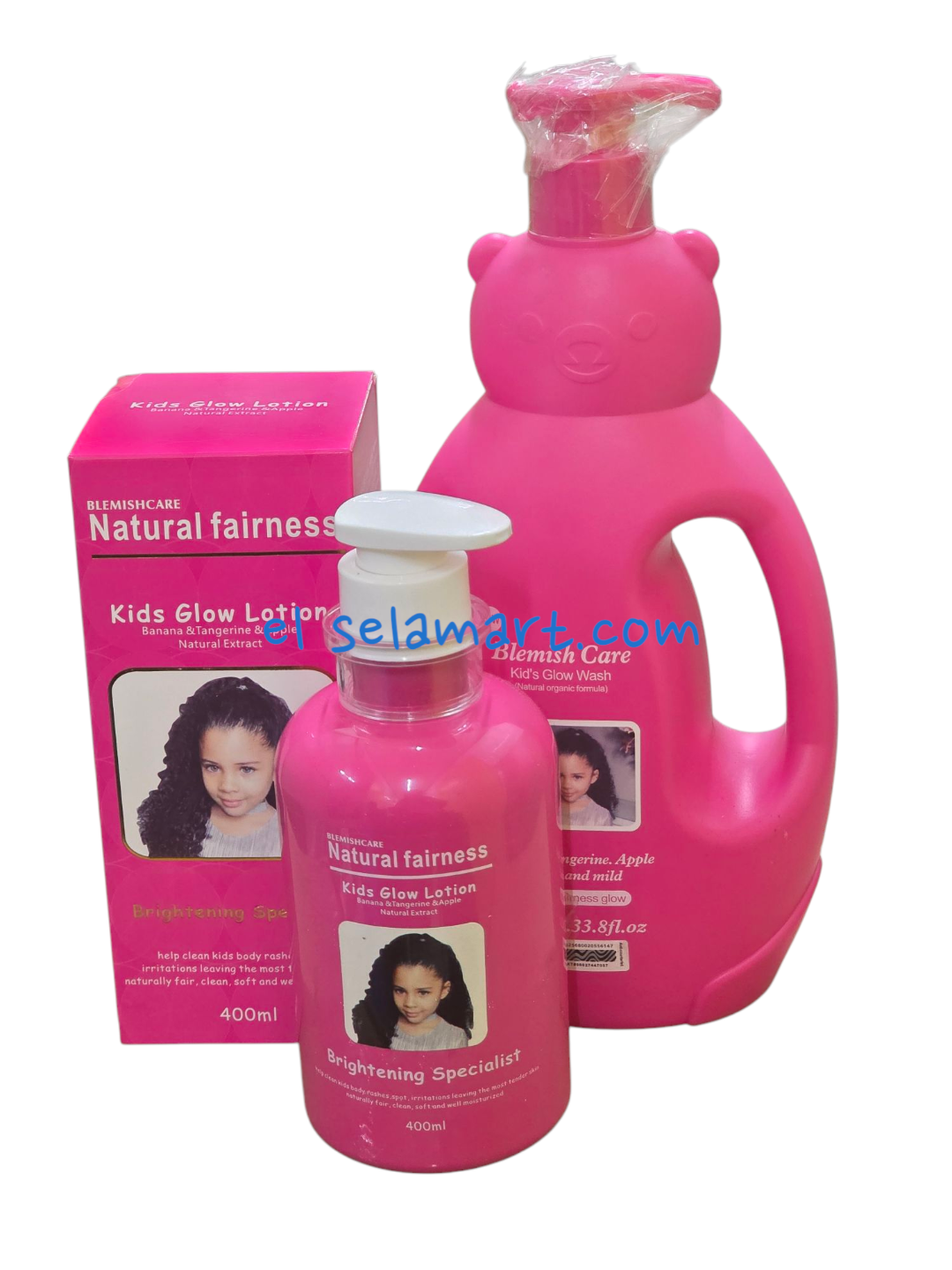 Blemish Care Natural Fairness Kids Glow Lotion 400ml + Shower gel 1000ml Set. - Blemish Care Natural Fairness Kids Glow Lotion 400ml + Shower gel 1000ml Set. Blemish Care Natural Fairness Kids Glow Lotion 400ml + Shower gel 1000ml Set.