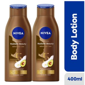2 X NIVEA Radiant &Beauty Advanced Care Body Lotion For Shade Of Beauty X 2.