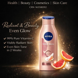 2 X NIVEA Radiant & Beauty Even Glow tone in 2 weeks Pearl Extract Body Lotion 400ML .