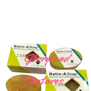 RETIN - A Remove Acne Soap 24K Anti-Aging Acne Removal & Brighten Skin X 2