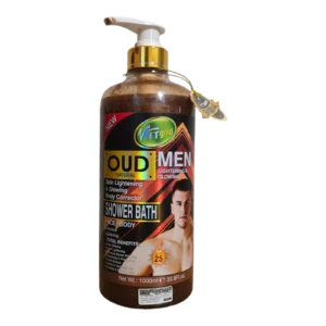 Veet Gold oud natural men's glowing lightening shower bath 1000ml. Spf 25